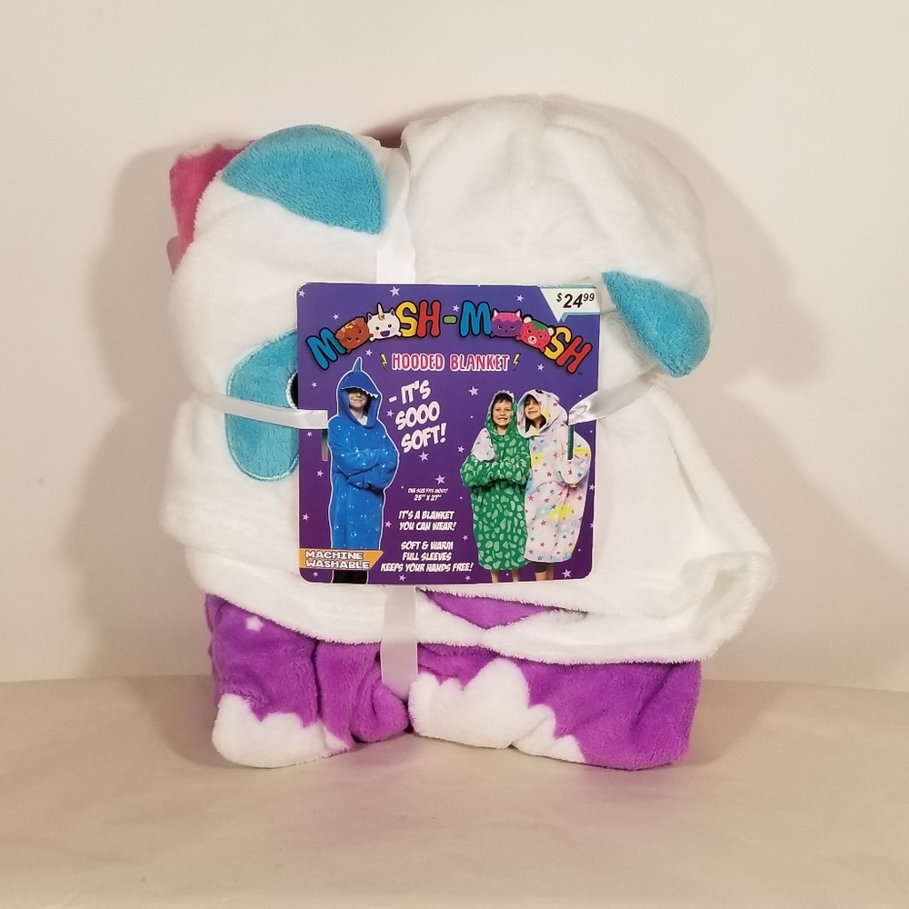 Moosh Moosh Panda Hooded Blanket 23x27 One Size